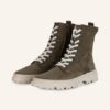 Paul Green Schnürboots Damen, Grün