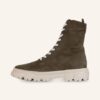 Paul Green Schnürboots Damen, Grün