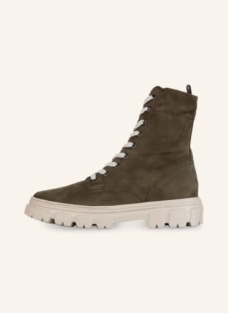 Paul Green Schnürboots Damen, Grün