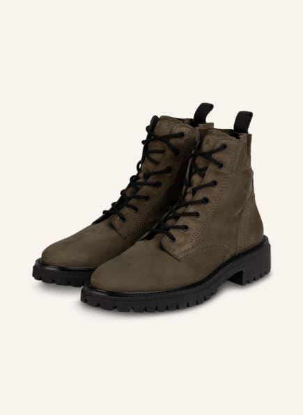 Paul Green Schnürboots Damen, Grün Paul Green Schnürboots Damen, Grün