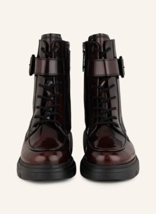 Paul Green Schnürboots Damen, Rot