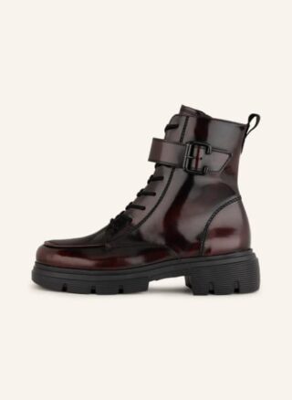 Paul Green Schnürboots Damen, Rot