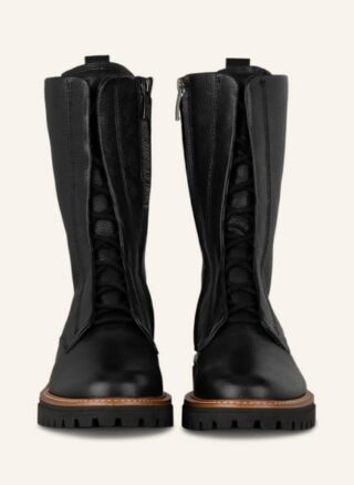 Paul Green Schnürboots Damen, Schwarz
