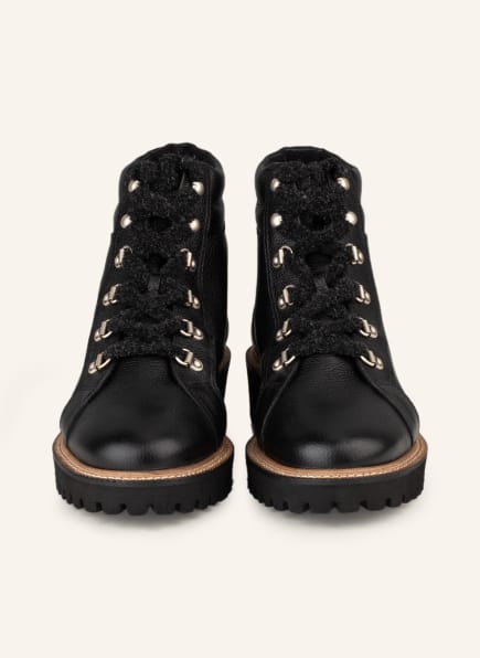 Paul Green Schnürboots Damen, Schwarz Paul Green Schnürboots Damen, Schwarz