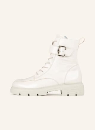 Paul Green Schnürboots Damen, Weiß