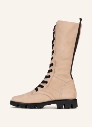 Paul Green Schnürstiefel Damen, Beige