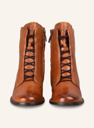 Paul Green Schnürstiefeletten Damen, Braun