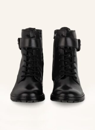 Paul Green Schnürstiefeletten Damen, Schwarz