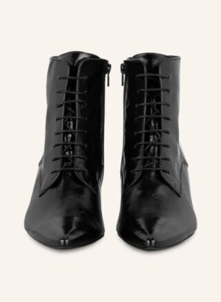 Paul Green Schnürstiefeletten Damen, Schwarz
