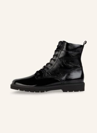 Paul Green Schnürstiefeletten Damen, Schwarz