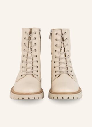 Paul Green Schnürstiefeletten Damen, Weiß
