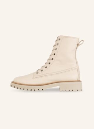 Paul Green Schnürstiefeletten Damen, Weiß