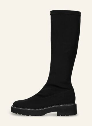 Paul Green Times Stiefel Damen, Schwarz