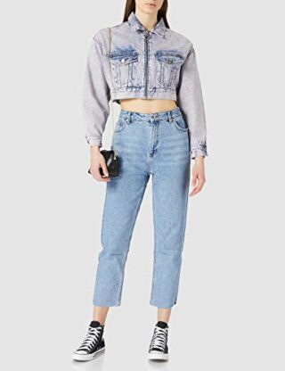 Pepe Jeans Rogue Acid Jeansjacke Damen, Blau