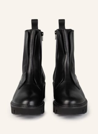 Pertini Biker Boots Damen, Schwarz