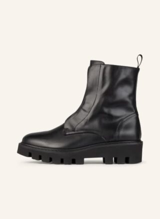 Pertini Biker Boots Damen, Schwarz