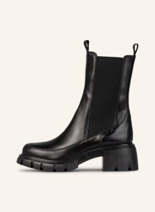 Pertini Chelsea Boots Damen, Schwarz