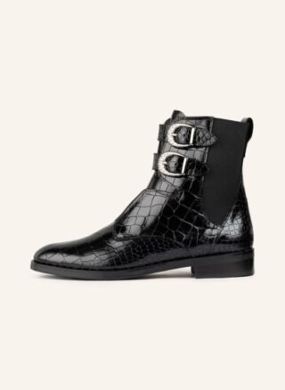 Pertini Chelsea Boots Damen, Schwarz