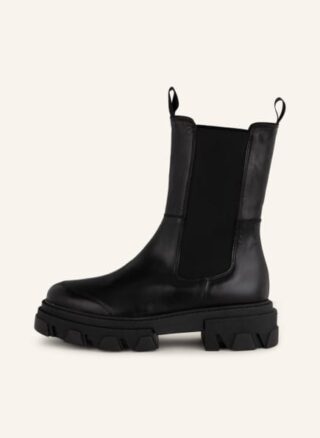 Pertini Chelsea Boots Damen, Schwarz