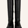 Pertini Plateau-Stiefel Damen, Schwarz