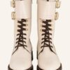 Pertini Schnürboots Damen, Weiß