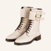 Pertini Schnürboots Damen, Weiß