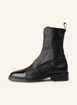 Pertini Schnürstiefeletten Damen, Schwarz