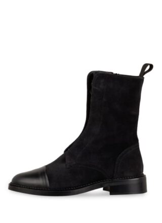 Pertini Schnürstiefeletten Damen, Schwarz