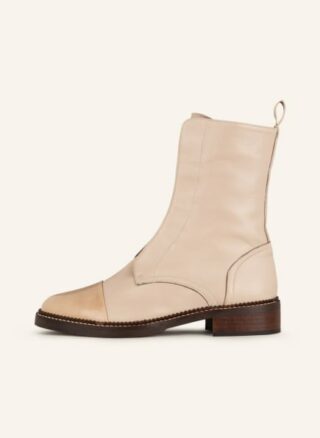 Pertini Schnürstiefeletten Damen, Weiß