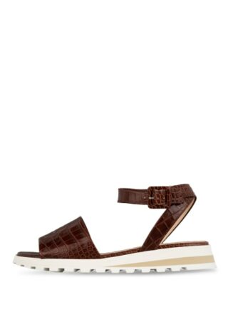 Peter Kaiser Caan Riemchensandalen Damen, Braun