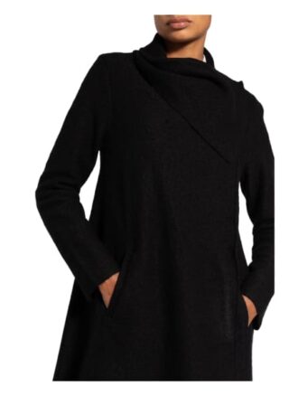 Phase Eight Bellona Stehkragenmantel Damen, Schwarz