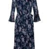Phase Eight Casey Plisseekleid Damen, Blau