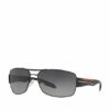 Prada Linea Rossa Ps 53ns Sonnenbrille Herren, Schwarz