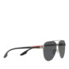 Prada Linea Rossa Ps 54ts Sonnenbrille Herren, Silber