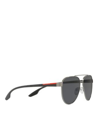 Prada Linea Rossa Ps 54ts Sonnenbrille Herren, Silber