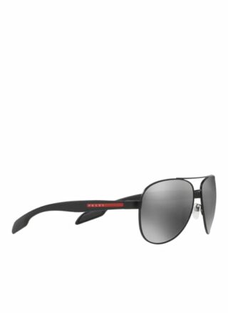 Prada Linea Rossa sps53p Sonnenbrille Herren, Schwarz