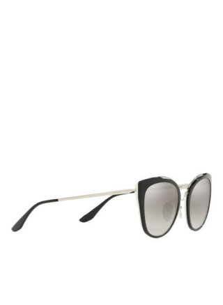 Prada Pr 20us Sonnenbrille Damen, Schwarz
