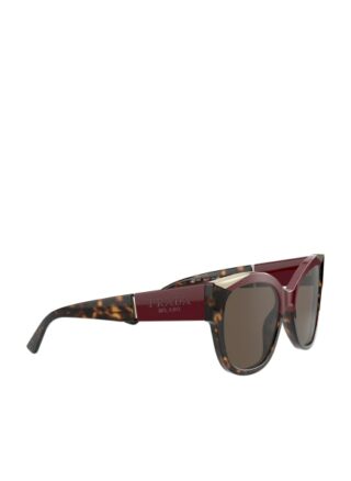 Prada pr02ws Sonnenbrille Damen, Braun