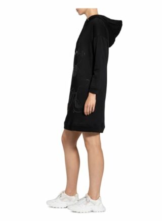 Princess GOES HOLLYWOOD Hoodie-Kleid Damen, Schwarz