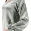 Princess GOES HOLLYWOOD Seidenbluse Damen, Silber