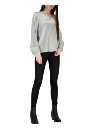 Princess GOES HOLLYWOOD Seidenbluse Damen, Silber
