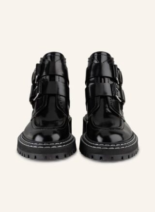 Proenza Schouler Boots Lug Sole Biker Boots Damen, Schwarz