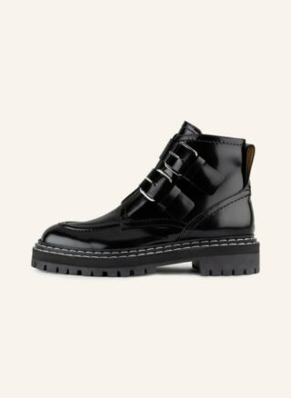 Proenza Schouler Boots Lug Sole Biker Boots Damen, Schwarz