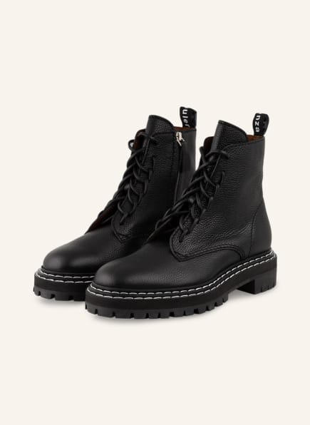 Proenza Schouler Luc Sole Schnürboots Damen, Schwarz Proenza Schouler Luc Sole Schnürboots Damen, Schwarz