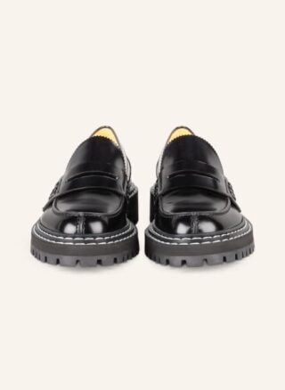 Proenza Schouler Lug Sole Penny-Loafer Damen, Schwarz