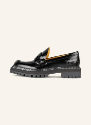 Proenza Schouler Lug Sole Penny-Loafer Damen, Schwarz