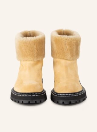 Proenza Schouler Lug Sole Winterboots Damen, Beige