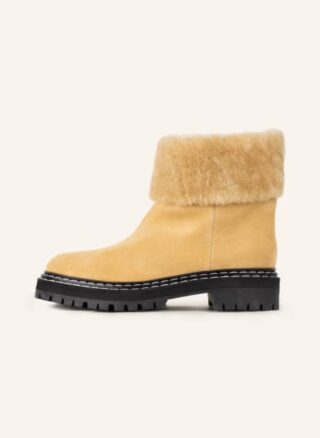 Proenza Schouler Lug Sole Winterboots Damen, Beige