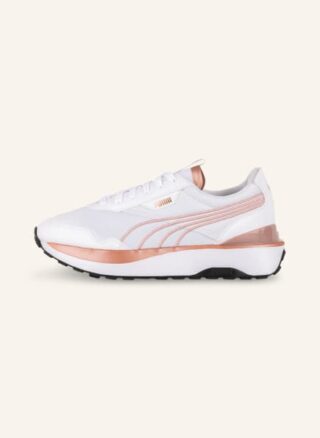 Puma Cruise Rider Chrome Plateau-Sneaker Damen, Weiß