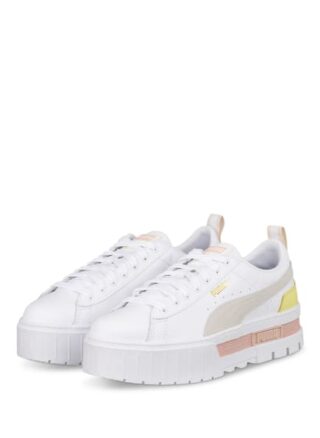 Puma Mayze Lth Plateau-Sneaker Damen, Pink